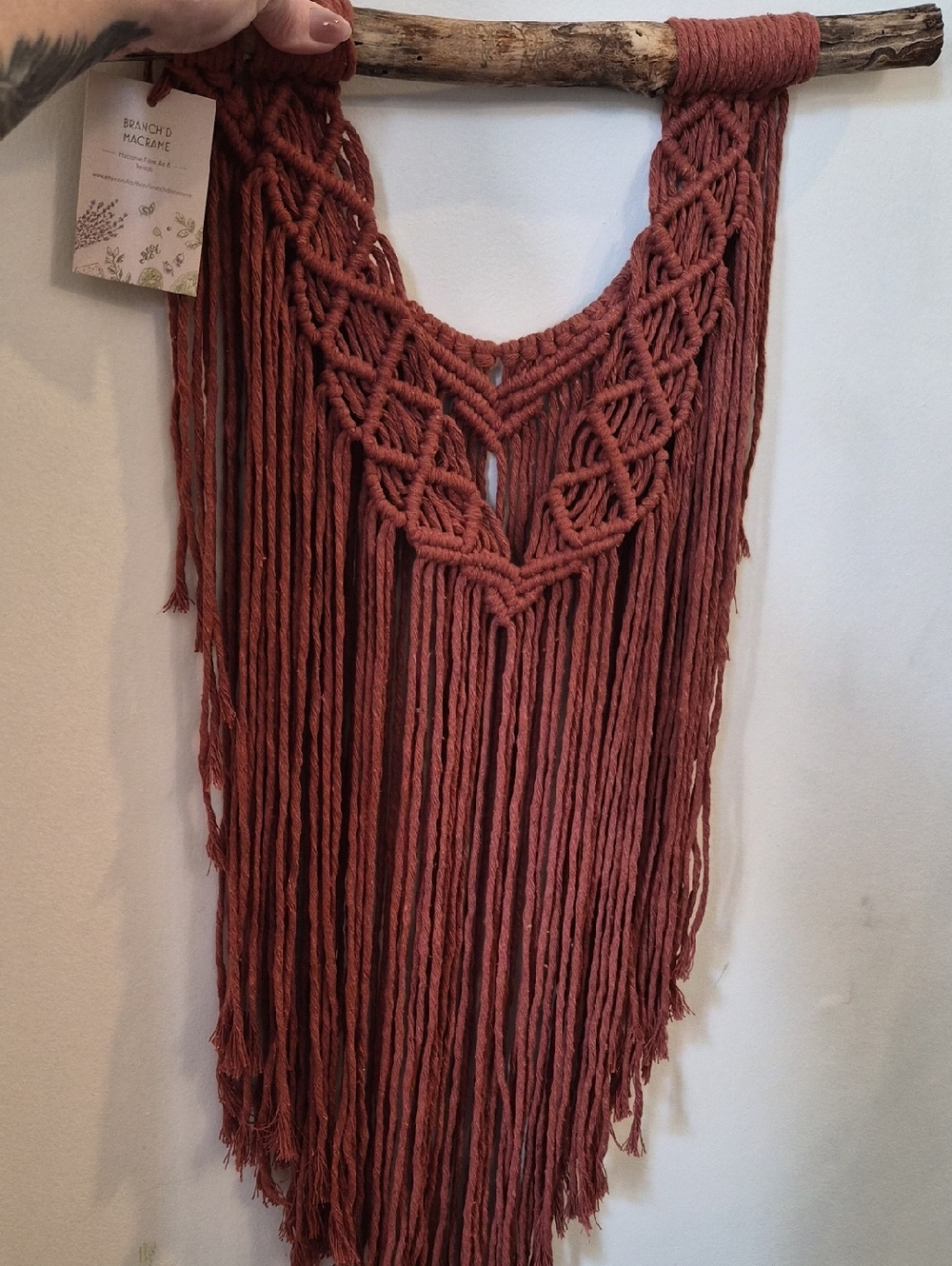 Handmade Macrame Wall Hanging BNWT